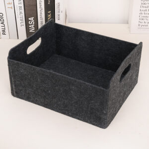 Felt fabric storage basket